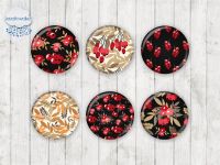 Motiv-Cabochons 1738 25mm (6 Stk)